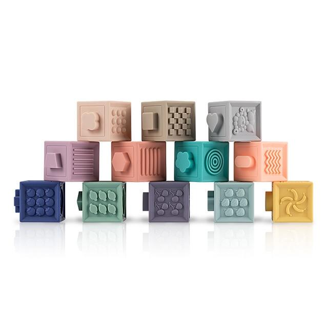 Silicone Cognitive Learning Blocks