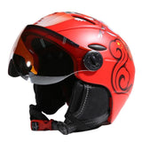 Ski & Snowboard Helmet With Integrated Visor