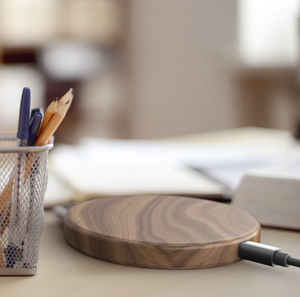 Hardwood Wireless Fast Charging Pad