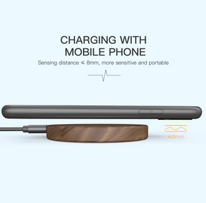 Hardwood Wireless Fast Charging Pad