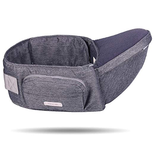 Baby Hip Seat Carrier with Adjustable Strap and Pocket