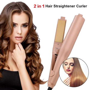 Hair Straightener & Hair Curler Iron 2 in 1