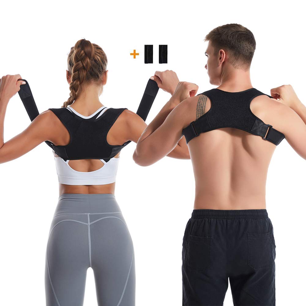 Adjustable Upper Back Brace For Women and Men