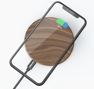 Hardwood Wireless Fast Charging Pad